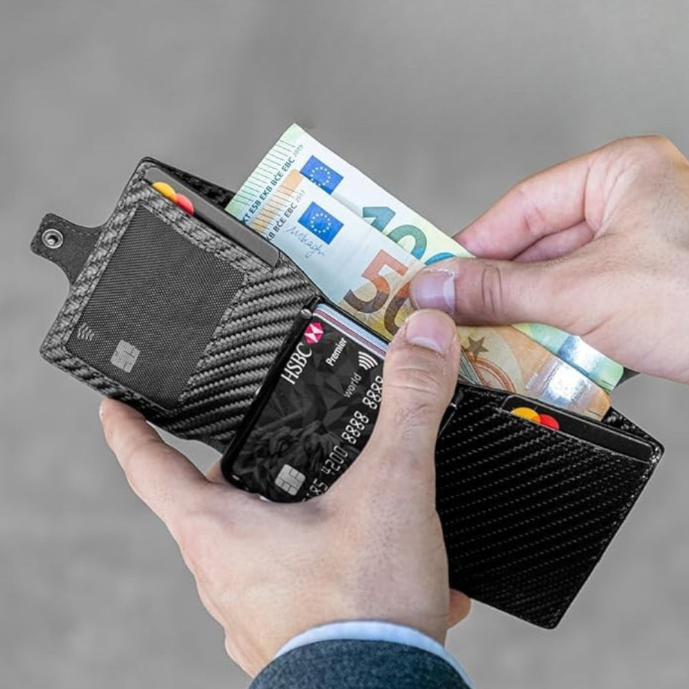 KLIK Minimal Coin Slim Wallet XL