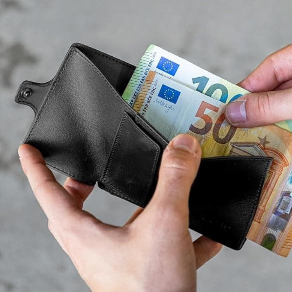 KLIK Minimal Coin Slim Wallet XL