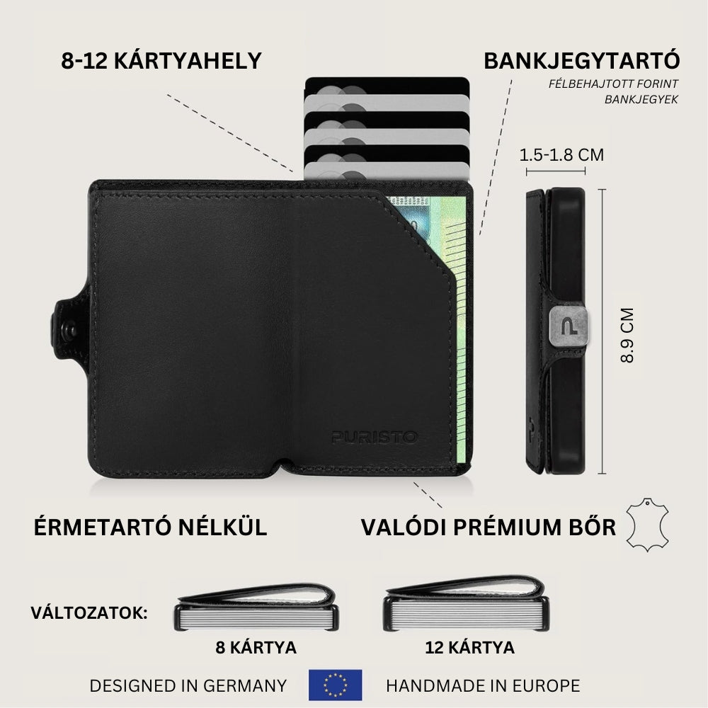 KLIK Minimal Coin Slim Wallet XL